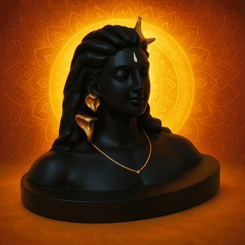 adiyogi shiva statue for car
adiyogi car dashboard
aadi shiv murti
about adiyogi statue
