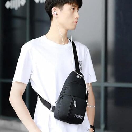 Portable Waterproof Travel Backpack – Sling Bag, Sling Shoulder Bag Men's & Women's