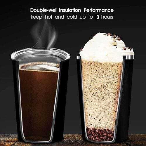 Stainless Steel Vacuum Insulated Coffee Mug – Hottest Coffee Mug, Steel Coffee Mug