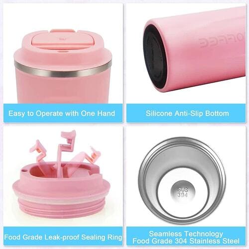 Stainless Steel Vacuum Insulated Coffee Mug – Hottest Coffee Mug, Steel Coffee Mug