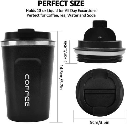 Stainless Steel Vacuum Insulated Coffee Mug – Hottest Coffee Mug, Steel Coffee Mug